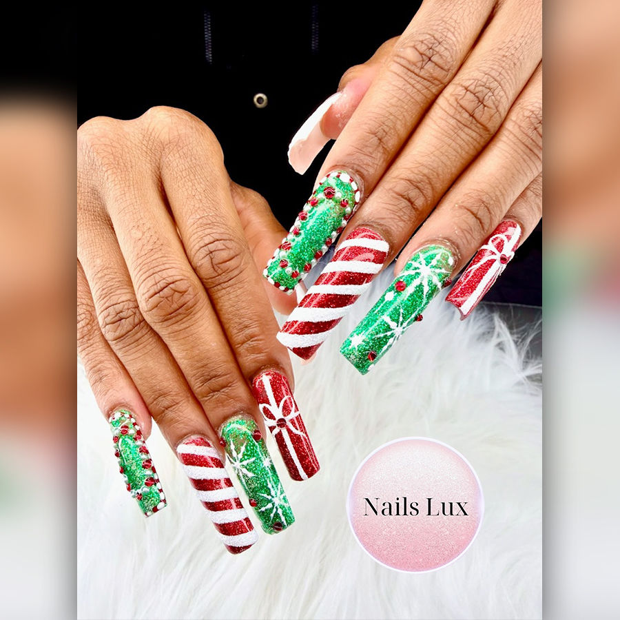 Christmas Nails at Nails Lux